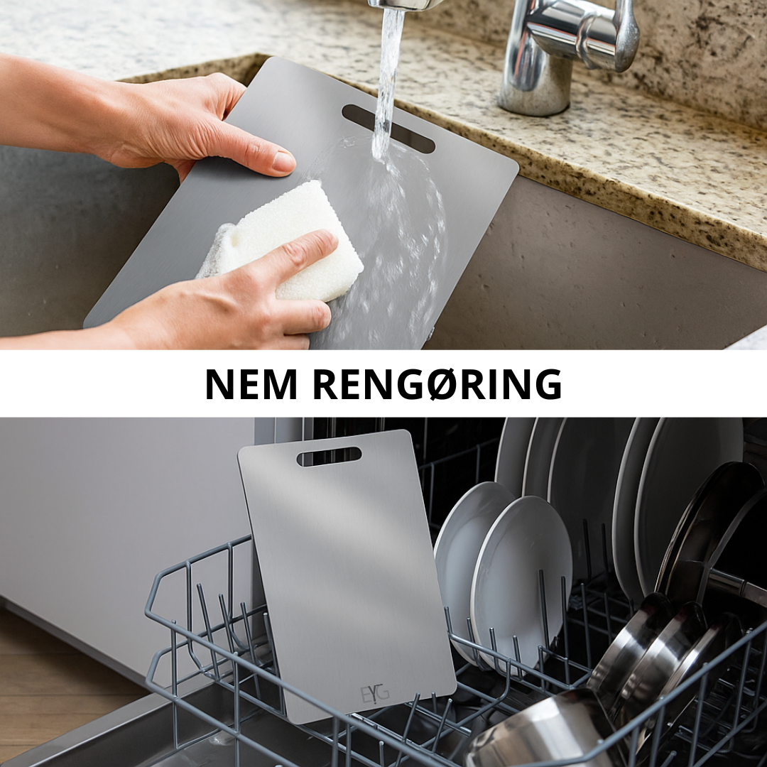 EVIG™,Skærebræt i 100 % ren titanium: Ikke mere mikroplast, bakterier eller sløve knive